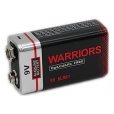 PILAS 6LR61 WARRIORS ALCALINA 9V 1 PILA en Huesoi